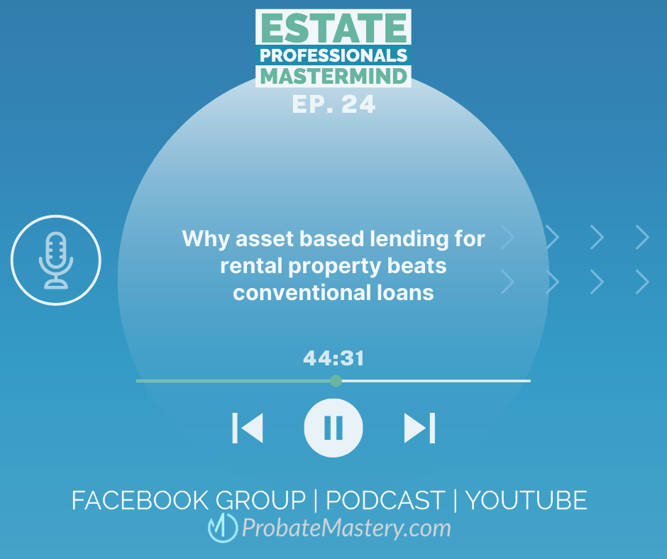 Why asset based lending for rental property beats conventional loans
