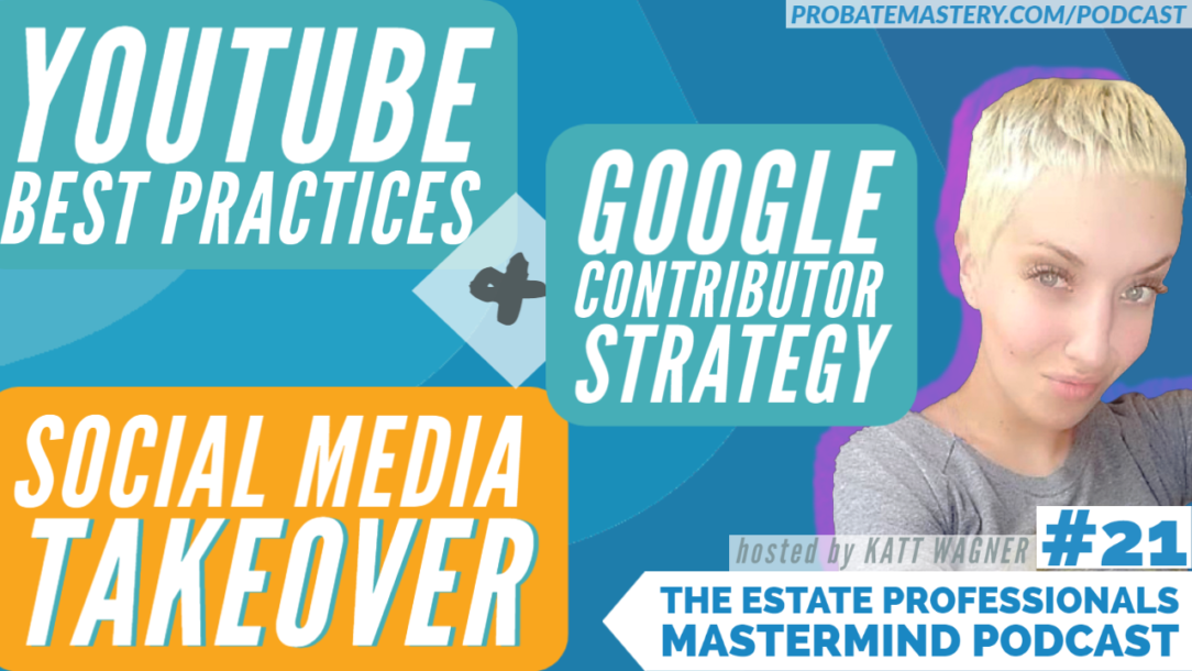 Preview for real estate group coaching: Social Media and YouTube Best Practice Tips