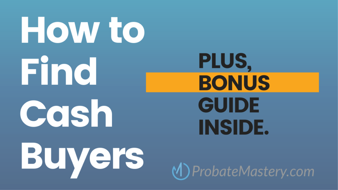 Preview for how to find cash buyers article and free guide pdf