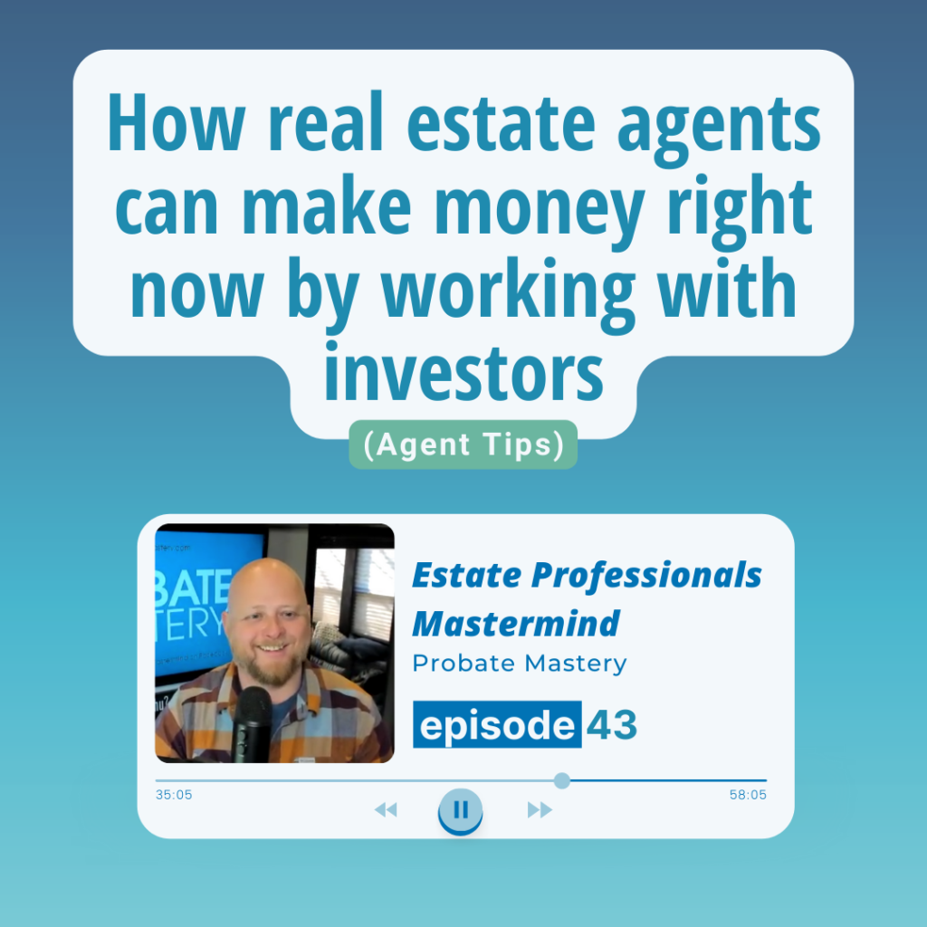 How real estate agents can make money right now by working with investors (Agent Tips)