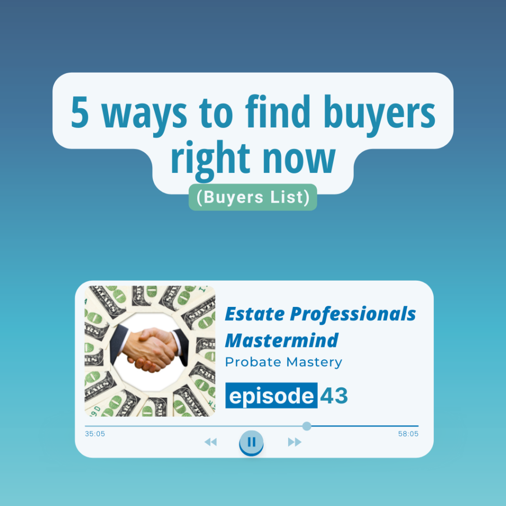 Real estate tips: How to find cash buyers