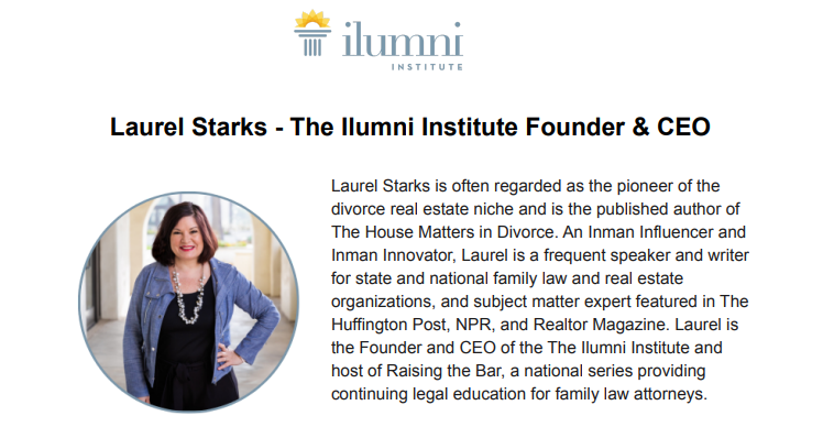 Photo and bio for Laurel Starks, Ilumni Insitute Founder & CEO