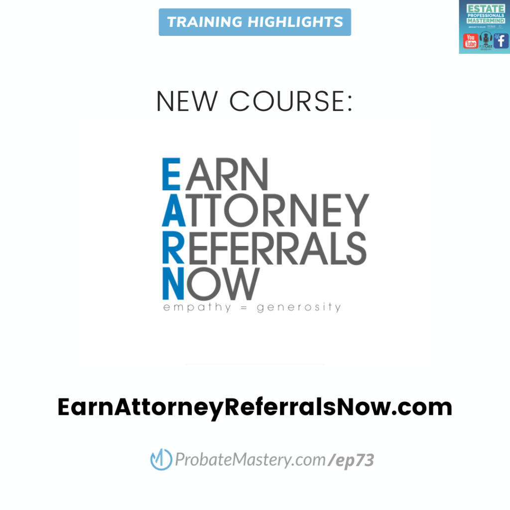 New course for networking with estate planning attorneys (Real Estate Courses)