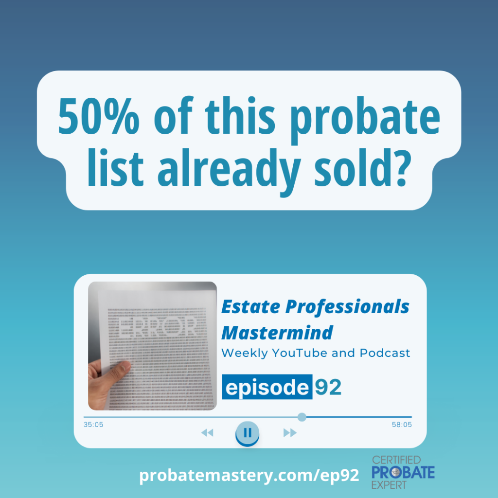 How to get probate leads faster 
