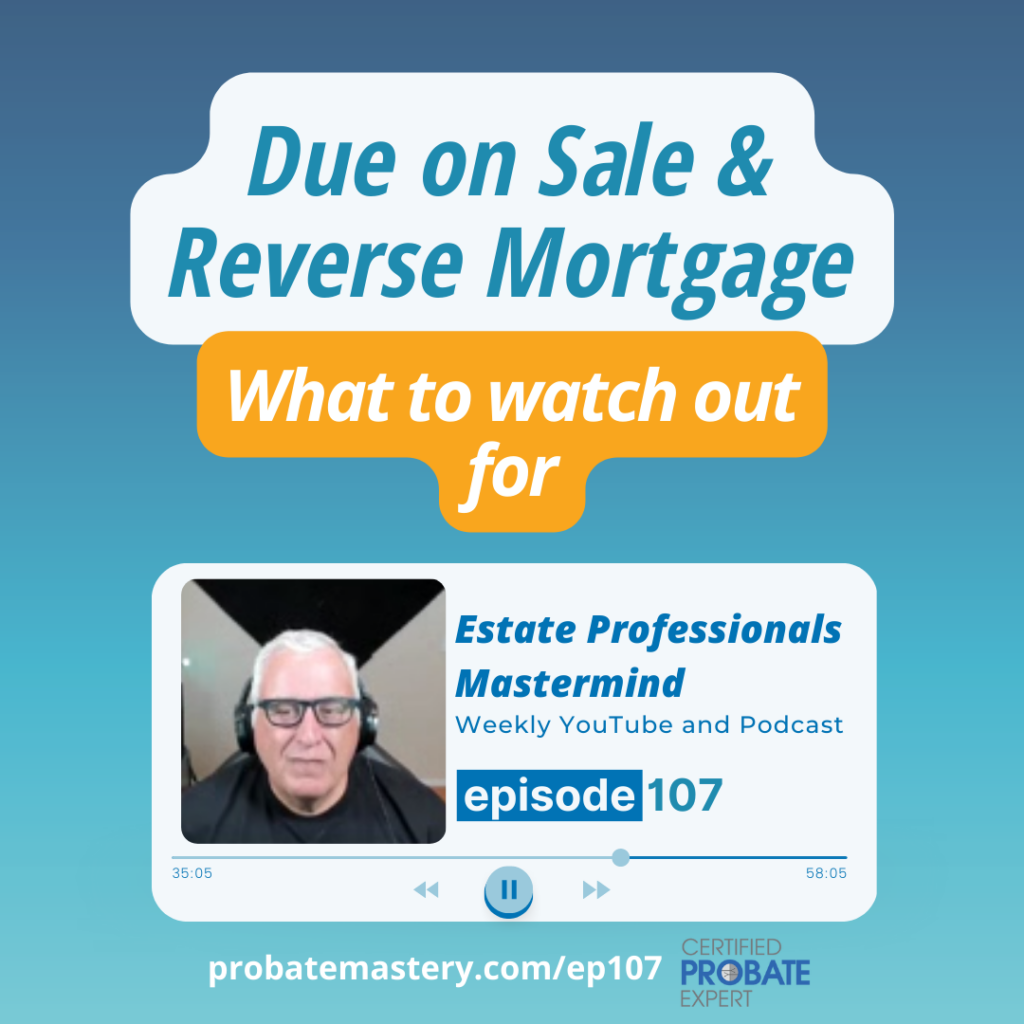 The Reverse Mortgage Okie-Doke with Due-On-Sale