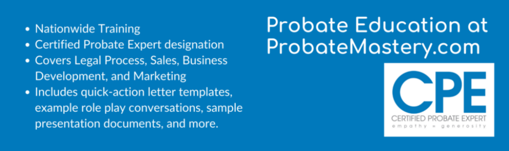 probate certification and training 