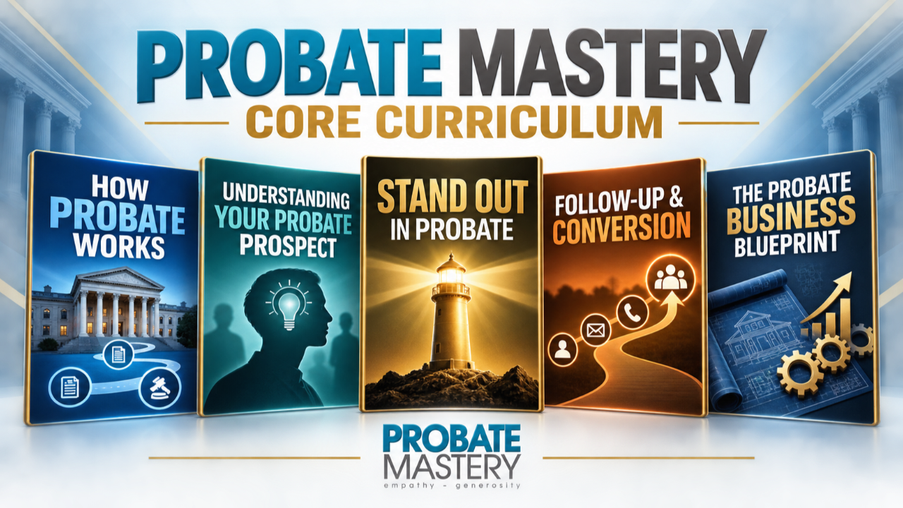 Probate Mastery Core Curriculum bundle artwork