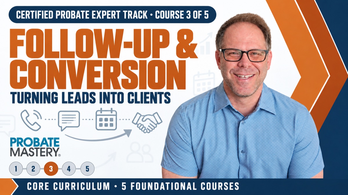 Follow-Up and Conversion: Turning Leads Into Clients course artwork