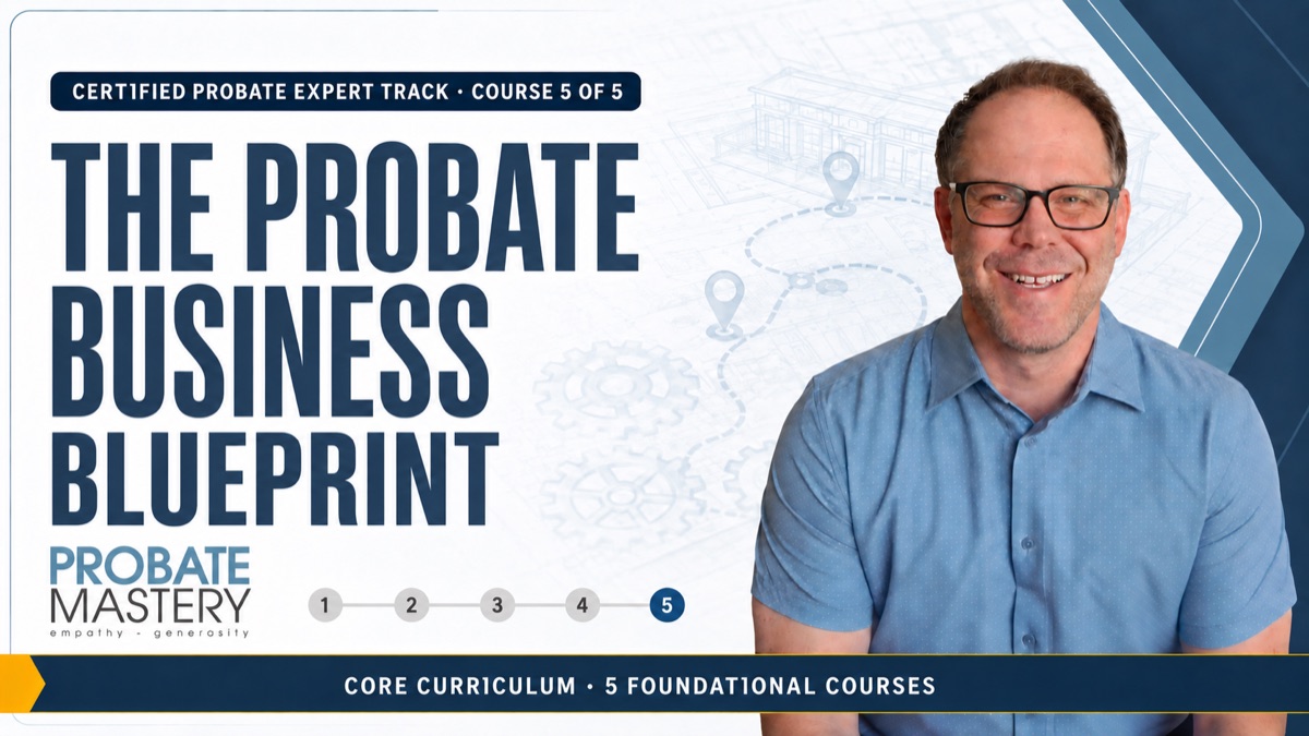 The Probate Business Blueprint course artwork