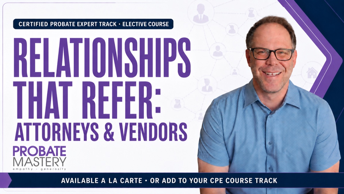 Relationships That Refer: Attorneys & Vendors course artwork