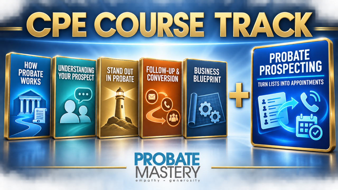 Core + Probate Prospecting bundle artwork